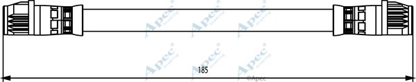 APEC BRAKING Тормозной шланг HOS3849